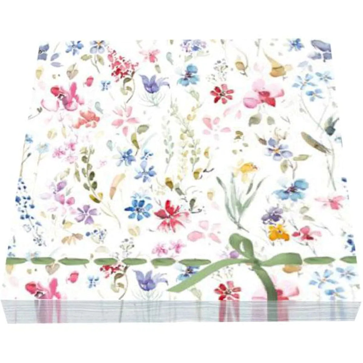 SERVIETTER - BLOMSTER I LYSE FARGER