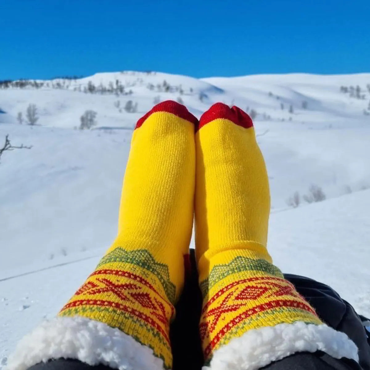 KOSESOKKER MED MARIUSMØNSTER - DAME