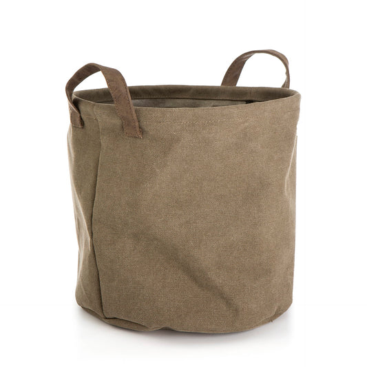 OPPBEVARINGSKORG RUND MED HANDTAK - LODGE