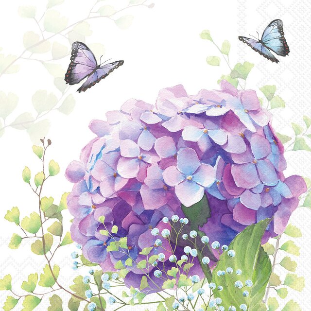 SERVIETTER - HYDRANGEA BALL