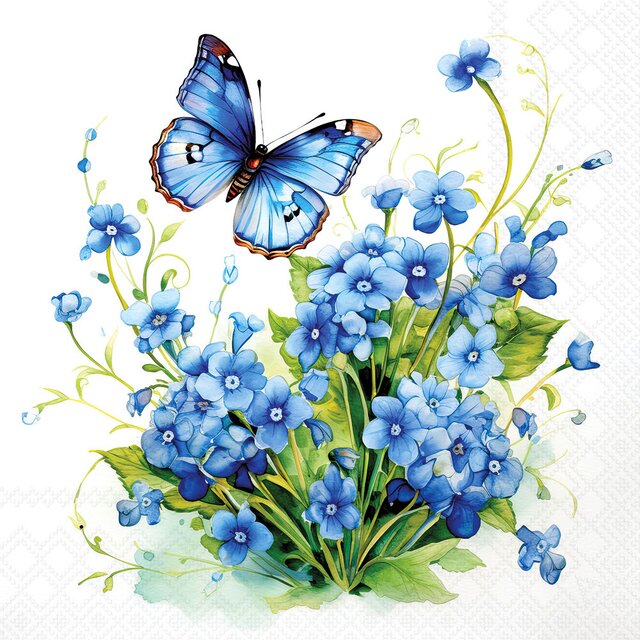 SERVIETTER - FORGET ME NOT