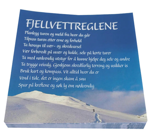 SERVIETTAR - DEI NYE FJELLVETTREGLANE